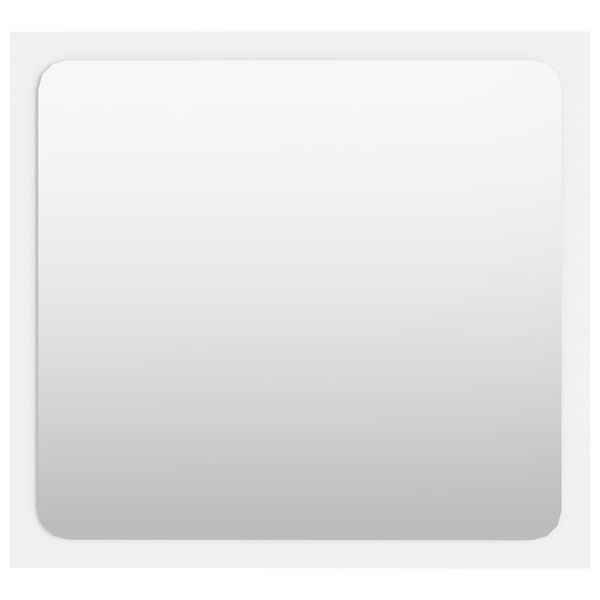 vidaXL Kupaonsko ogledalo bijelo 40 x 1,5 x 37 cm konstruirano drvo