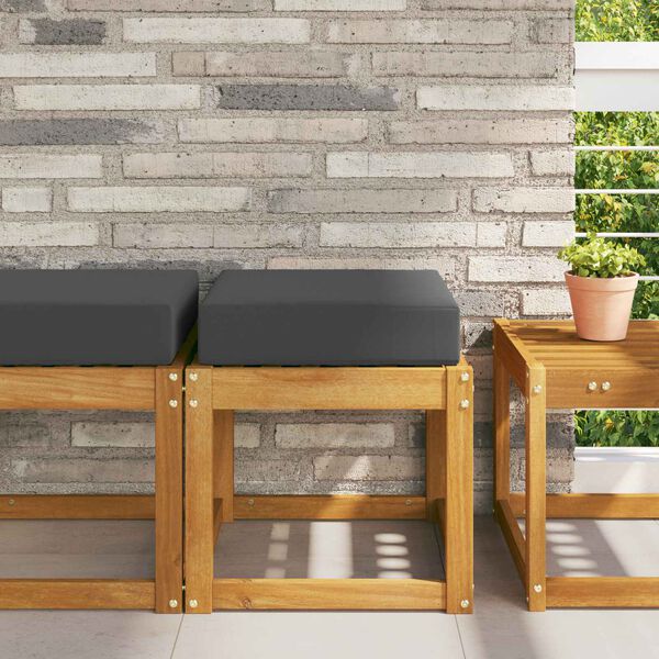 vidaXL Jastučić za sjedenje na otvorenom Antracit 40 x 40 x 8 cm