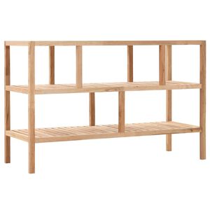 vidaXL Kupaonske police od masivne orahovine 100 x 40 x 65 cm