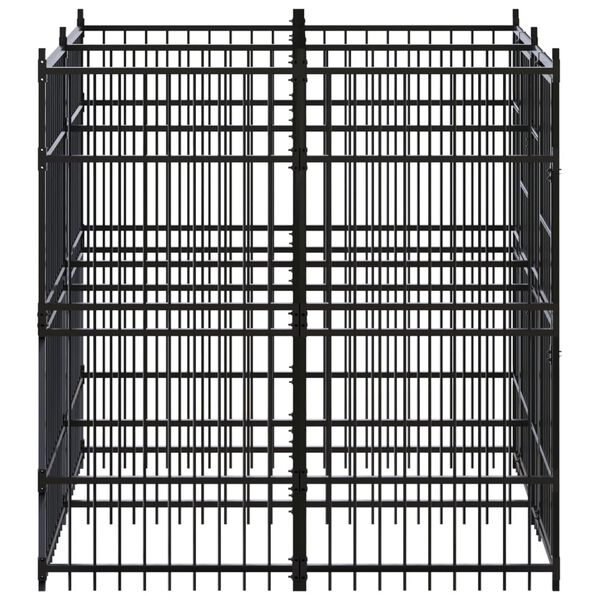 vidaXL Vanjski kavez za pse čelični 3,69 m&sup2;