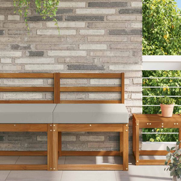 vidaXL Jastuk za vanjsku sofU Sivi 60 x 60 x 8 cm Poliester