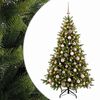 vidaXL Umjetno božićno drvce s kuglicom 180 cm 300 LED lampica