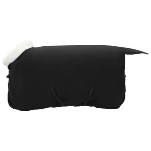 vidaXL Pokrivač za konje Crna 75 cm Polartec