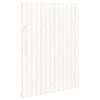 vidaXL Zidno uzglavlje bijelo 82,5x3x110 cm od masivne borovine