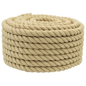 vidaXL Konopac za čamce 25 m 1.8 Prirodna PP