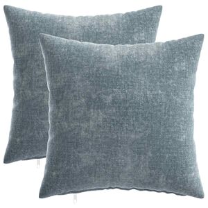 vidaXL Presvlaka za jastuk 2 pcs HEERLEN Svjetloplava 40 x 40 cm