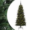 vidaXL Umjetno božićno drvce s kuglicom 180 cm 300 LED lampica