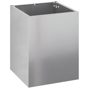 vidaXL Vrtna saksija Cinkani čelik 32 x 32 x 40 cm Cinkani čelik