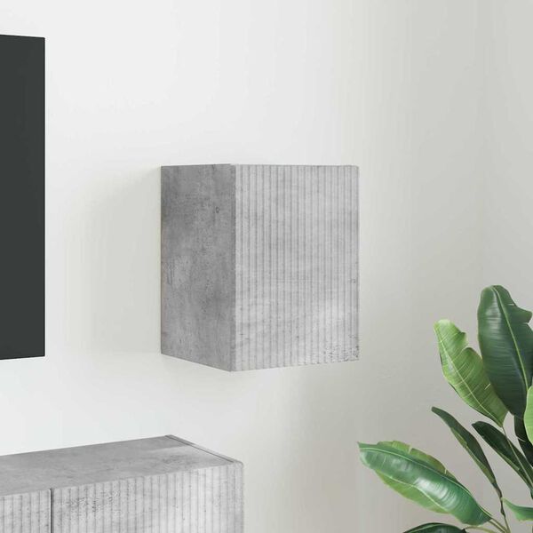 vidaXL TV zidni ormar Zidne Beton 30 x 31 x 40 cm Konstruirano drvo