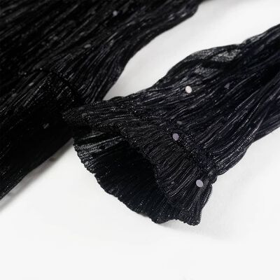 Dječja haljina dugih rukava crna 92