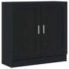vidaXL Ormarić za knjige 3 razina 82,5 x 30,5 x 80 cm Crni hrast