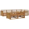 vidaXL Set vanjskih sofa 7 pcs Prirodna