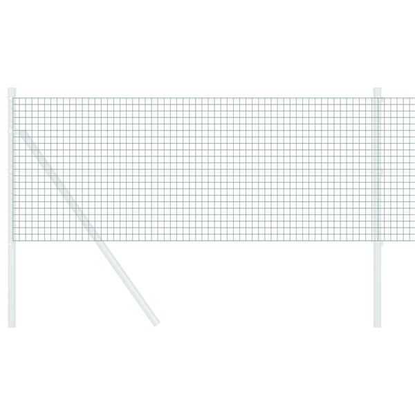 vidaXL Zavarena žičana ograda Zelena 0.8 x 25 m