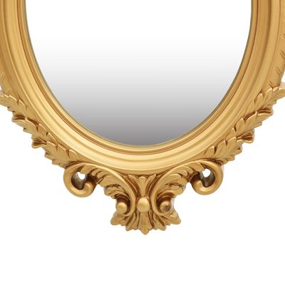 vidaXL Zidno ogledalo u dvorskom stilu 56 x 76 cm zlatno