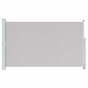 vidaXL Uvlačiva bočna tenda za terasu 180 x 300 cm siva