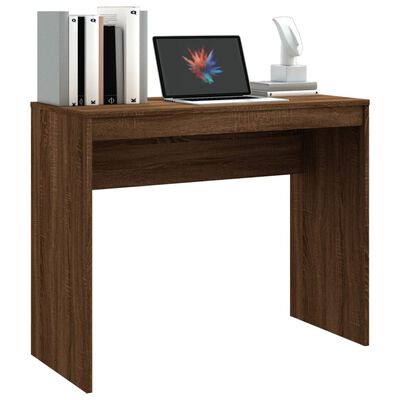 vidaXL Radni stol boja smeđeg hrasta 90 x 40 x 72 cm konstruirano drvo