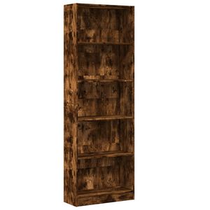 vidaXL Regal za knjige boja hrasta 60x24x176 cm od konstruiranog drva