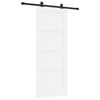 vidaXL Klizna vrata ORKDAL Bijela 83 x 202 cm Masivna borovina