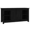 vidaXL TV ormarić crni 103 x 36,5 x 52 cm od masivne borovine