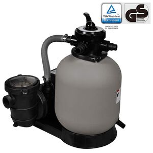 vidaXL Crpka s pje&scaron;čanim filtrom 600 W 17 000 L/h