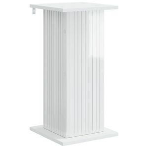 vidaXL Stalak za biljke Bijela visokog sjaja 30,5 x 30 x 60,5 cm