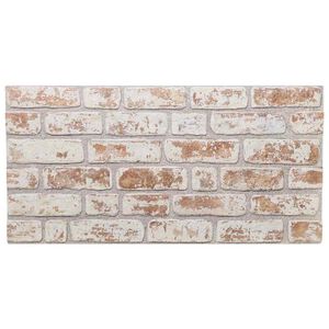 vidaXL 3D zidni paneli 10 kom crveno-bijelo 100 x 50 cm EPS