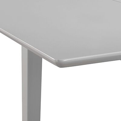 vidaXL Produživi blagovaonski stol sivi (80 - 120) x 80 x 74 cm MDF