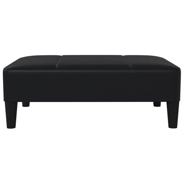 vidaXL Tabure crni 78 x 56 x 32 cm od umjetne kože