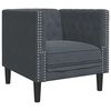 vidaXL Sofa Tamno siva 74,5 x 71 x 70,5 cm Bar&scaron;un