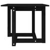 vidaXL Stolić za kavu crni 50 x 50 x 45 cm od masivne borovine