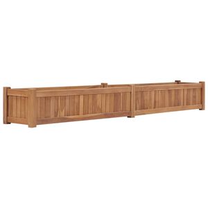 vidaXL Povi&scaron;ena gredica 200 x 30 x 25 cm od masivne tikovine