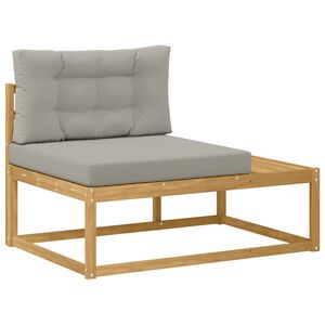 vidaXL Vanjski krajnji kauč Bijela 115 x 83 x 73 cm Poliester