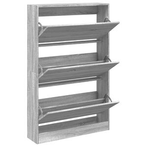 vidaXL Ormarić za cipele boja hrasta 80x21x125,5 cm konstruirano drvo