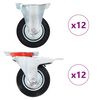 vidaXL Kotačići 24 kom 100 mm