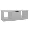 vidaXL Stolić za kavu sjajni bijeli 102x50x36 cm konstruirano drvo