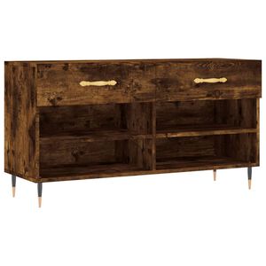 vidaXL Klupa za cipele boja hrasta 102 x 35 x 55 cm konstruirano drvo