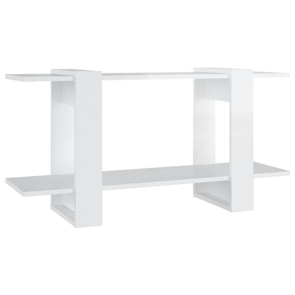 vidaXL Ormarić za knjige sjajni bijeli 100x30x51 cm konstruirano drvo