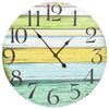 325185 vidaXL Wall Clock Multicolour 60 cm MDF