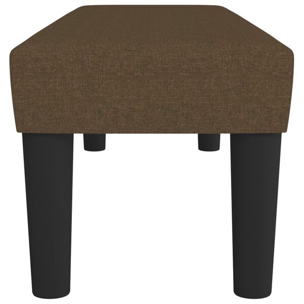vidaXL Klupa tamnosmeđi 100x30x30 cm od tkanine