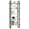 vidaXL Ormarić za knjige s 5 razina 80 x 30 x 175 cm od borovine