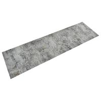 vidaXL Kuhinjski tepih perivi s uzorkom betona 45 x 150 cm baršunasti