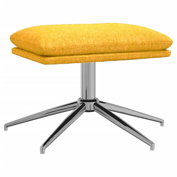 vidaXL Tabure boja senfa 60x60x35 cm od tkanine