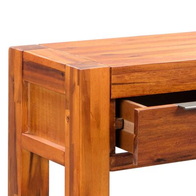 vidaXL Konzolni stol od masivnog drva akacije 86 x 30 x 75 cm