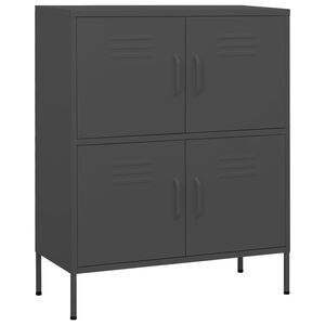 vidaXL Ormarić za pohranu antracit 80 x 35 x 101,5 cm čelični