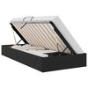 vidaXL Krevet s od storage s madracem Crna 90 x 190 cm Bar&scaron;un