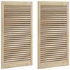 vidaXL Ormarna vrata s vratima 2 kom. Prirodna 110 x 2,1 x 59,5 cm