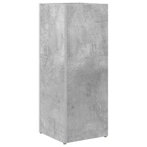 vidaXL Stalak za ki&scaron;obran s pohranom Betonski sivi 25 x 24,5 x 64 cm
