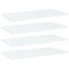 vidaXL Police za knjige 4 kom bijele 60 x 30 x 1,5 cm od iverice
