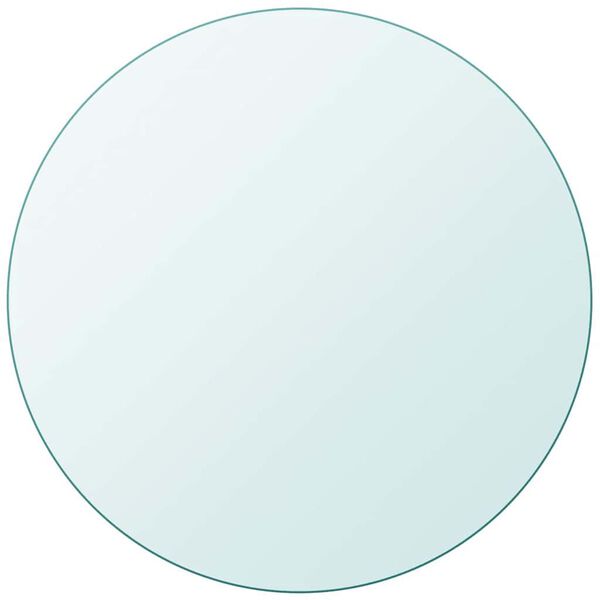 vidaXL Ploča za stol Kaljeno staklo Okrugla 500 mm