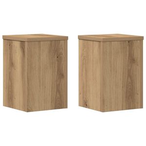 vidaXL Stalci za biljke 2 kom 20x20x30 cm konstruirano drvo